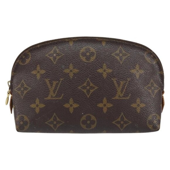 LOUIS VUITTON Monogram Pochette Cosmetic PM Pouch M43998 LV Auth BA8810